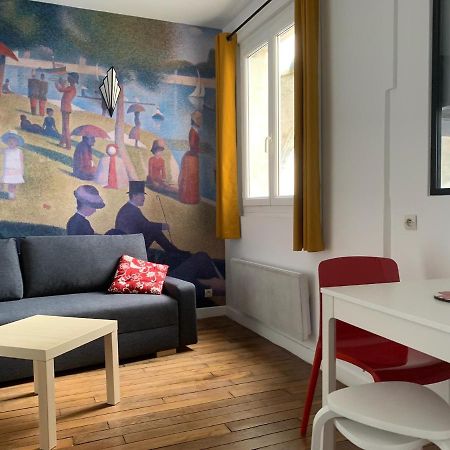 Studio Perfect For 2 Adults And 1 Kid, And Up To 2 Kids - Jourdain 20E, 25Mn To Louvre Via Line M11 Paris Exterior photo