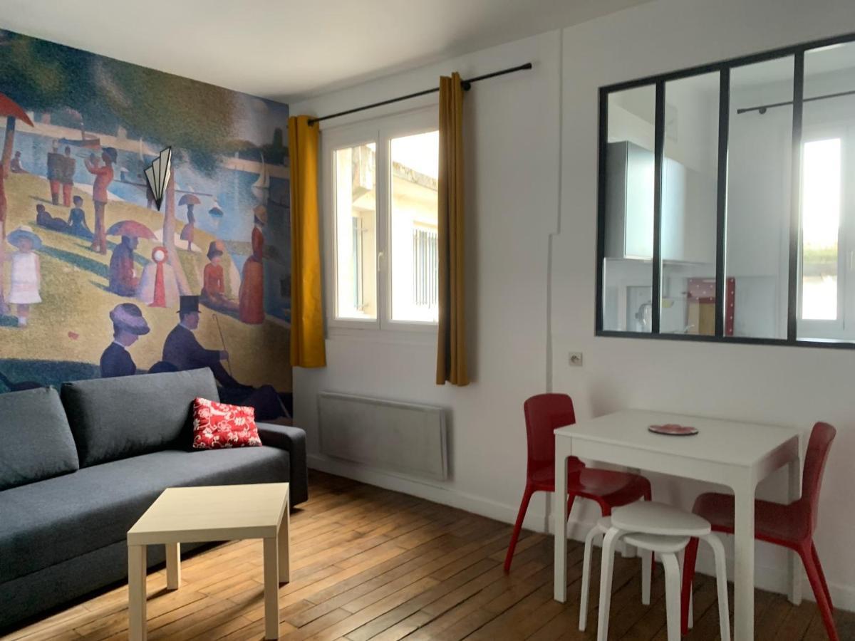 Studio Perfect For 2 Adults And 1 Kid, And Up To 2 Kids - Jourdain 20E, 25Mn To Louvre Via Line M11 Paris Exterior photo