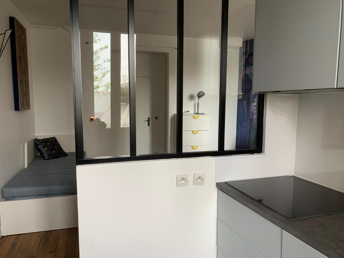 Studio Perfect For 2 Adults And 1 Kid, And Up To 2 Kids - Jourdain 20E, 25Mn To Louvre Via Line M11 Paris Exterior photo
